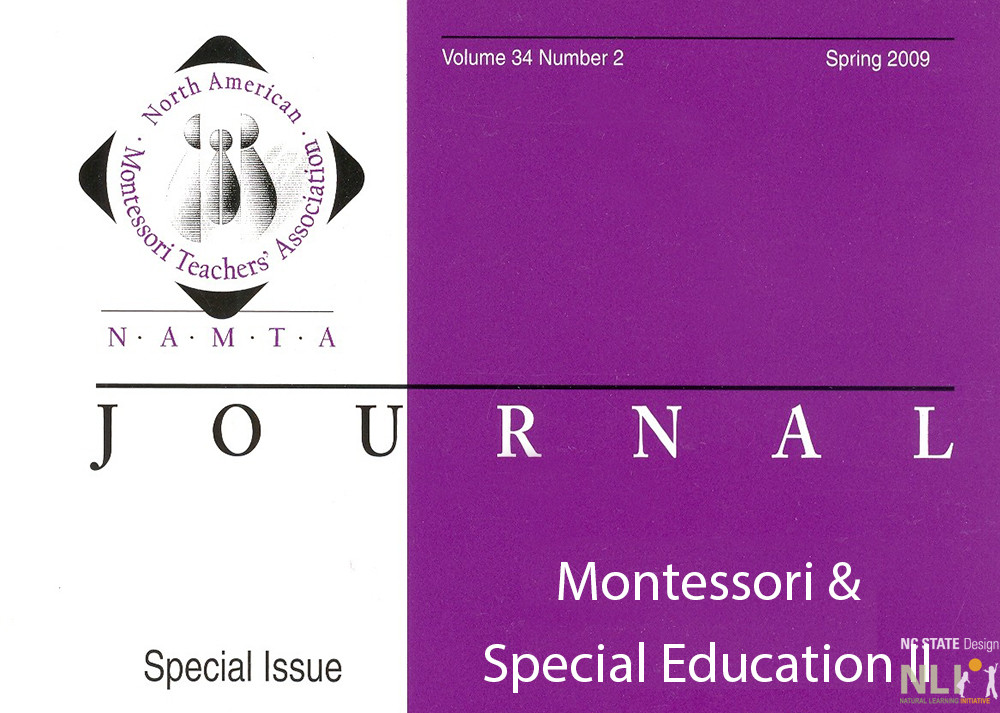 journal Montessori and special education 2 cover