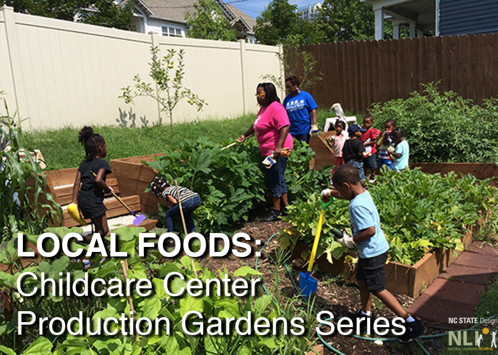 local foods: childcare canter production gardening series cover