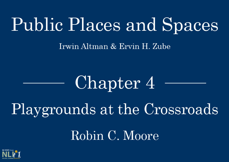 Playgrounds at the Crossroads: Policy and Action Research Needed to Ensure a Viable Future for Public Playgrounds