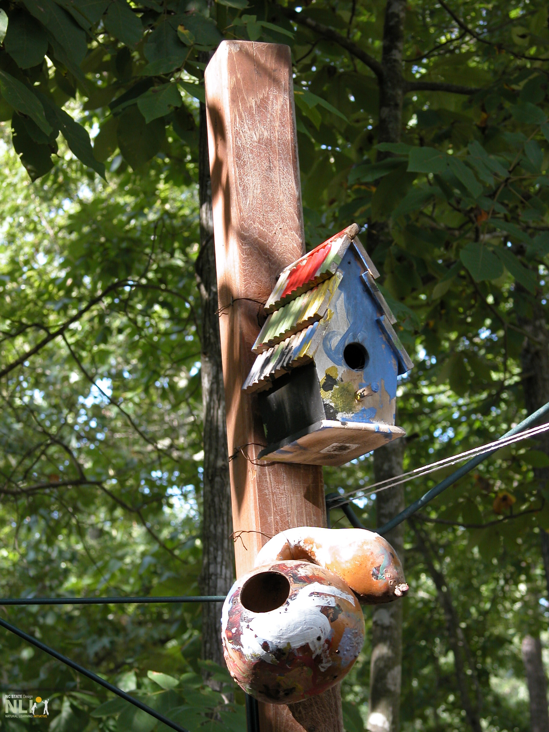 painted birdhouses