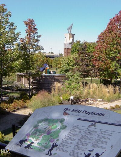 view of the arlitt playscape