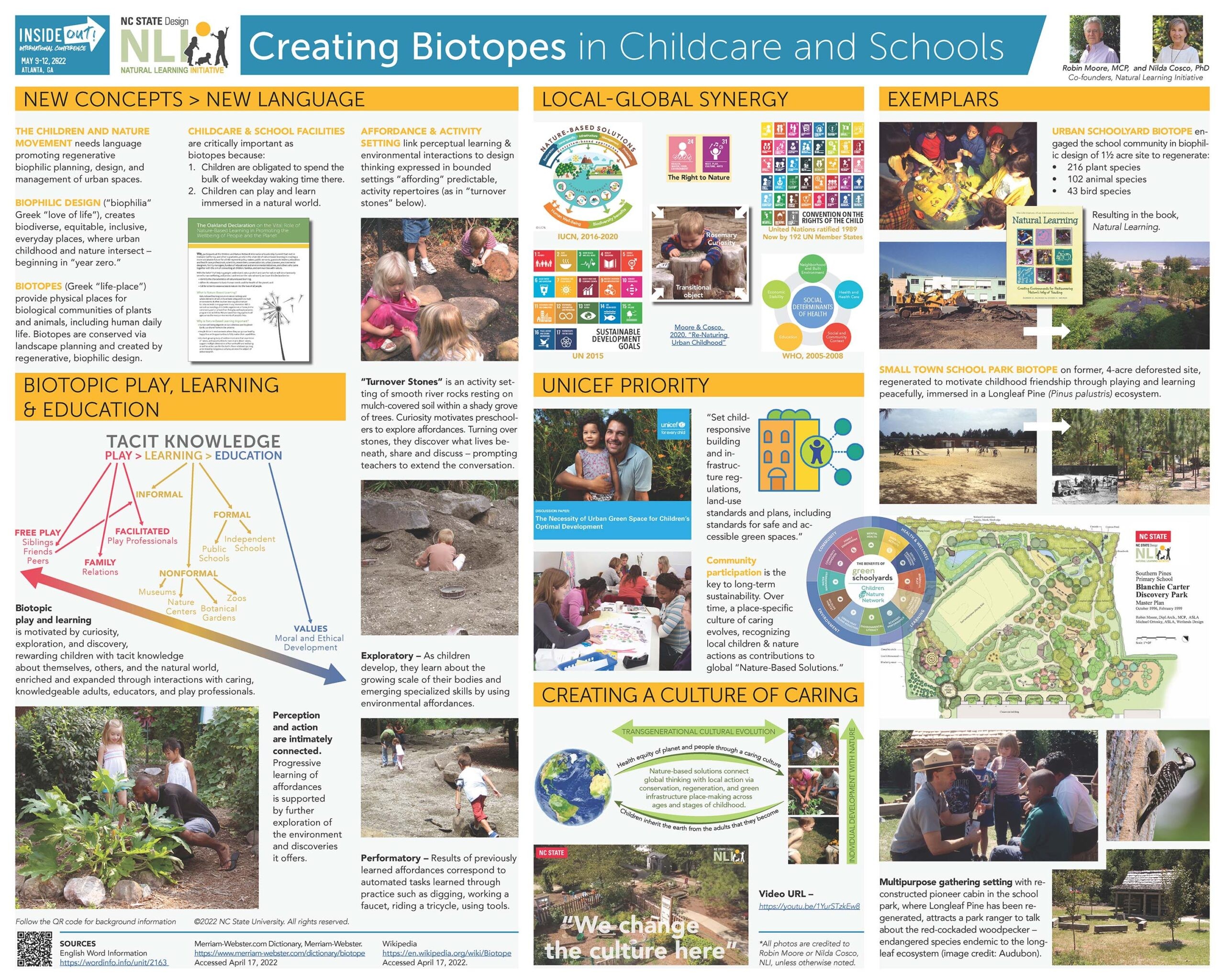 creating biotopes in childcare and schools poster