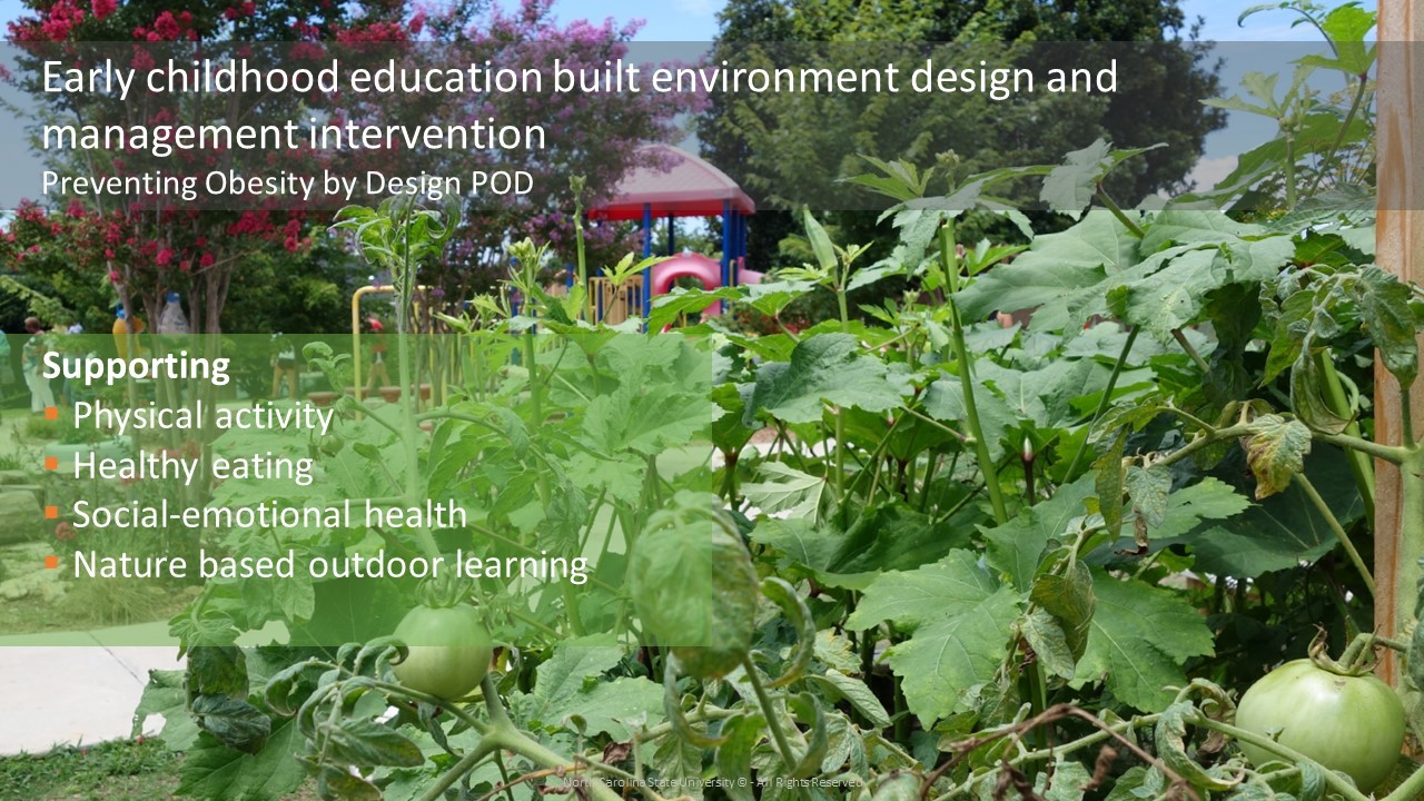 early childhood education build environment design and management intervention slide