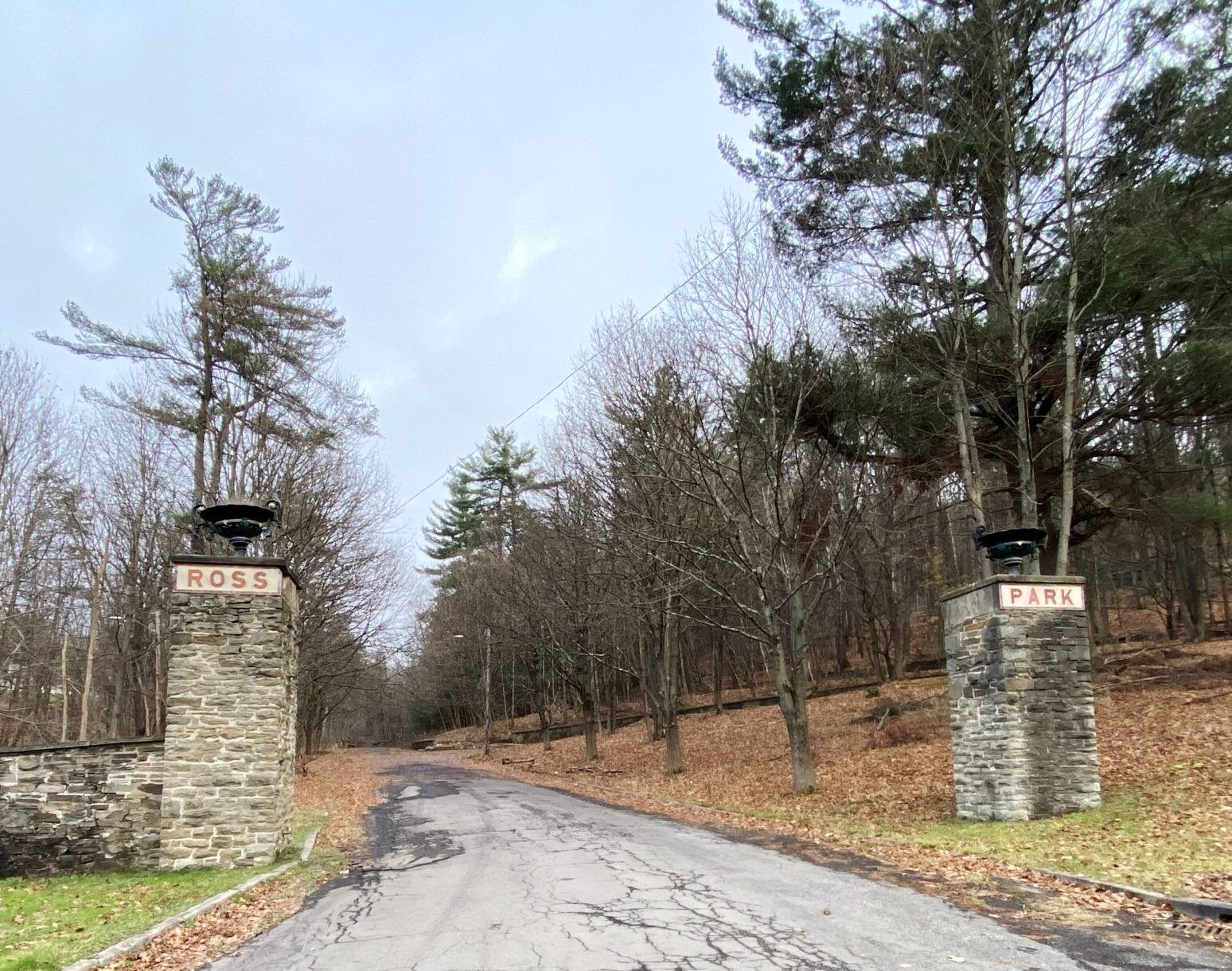 Gate at Ross Park, Binghamton, NY.